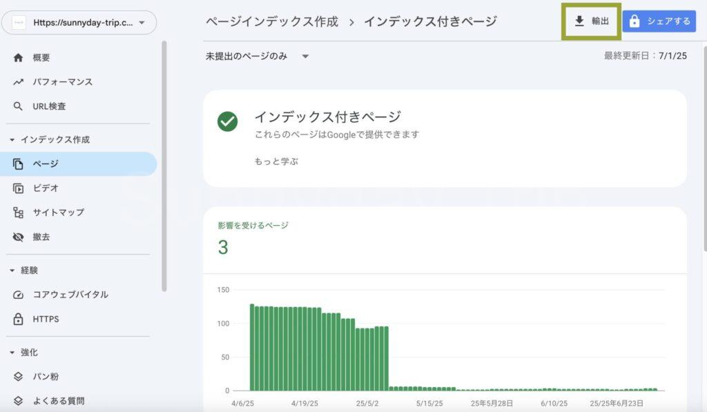 Googleインデックス未登録記事を一覧で確認する方法