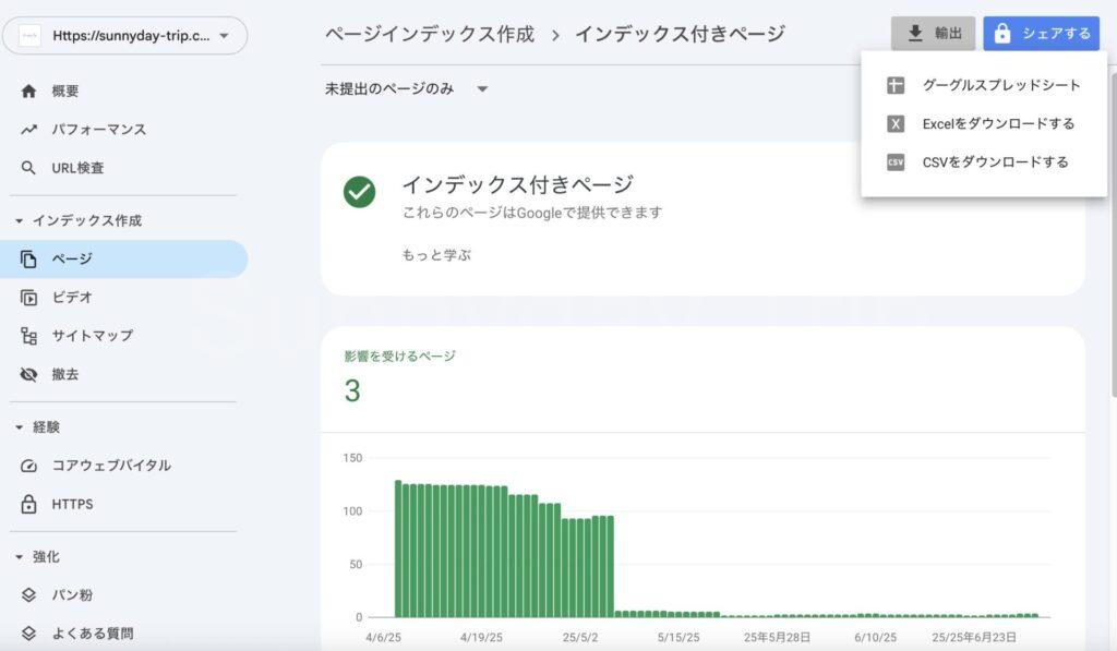 Googleインデックス未登録記事を一覧で確認する方法