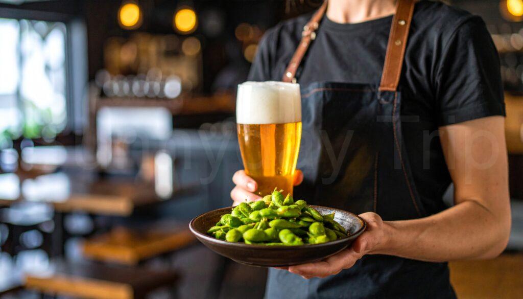 ビールと枝豆