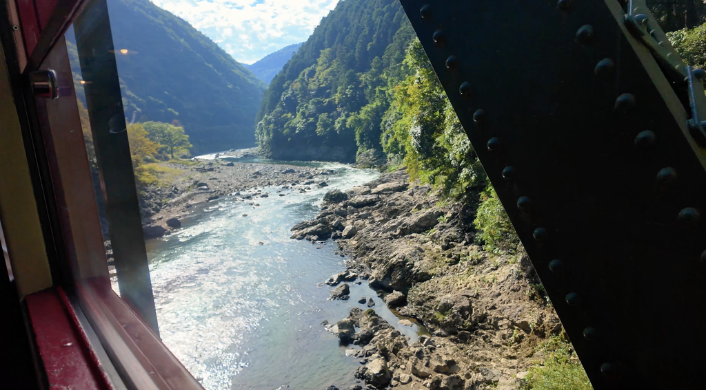 嵐山 嵯峨野トロッコ列車